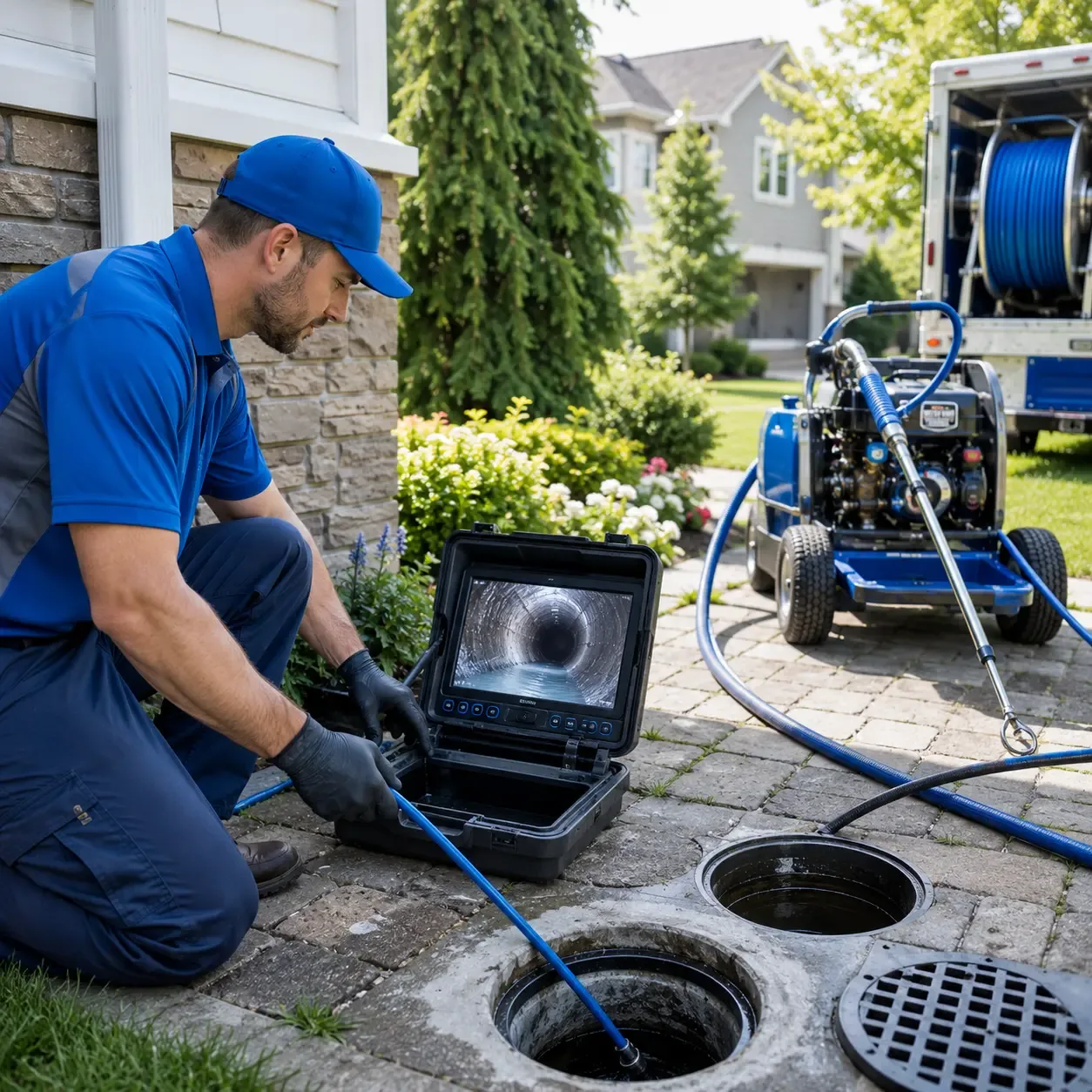 Outdoor drain cleaning professionals serving Tyner, NC